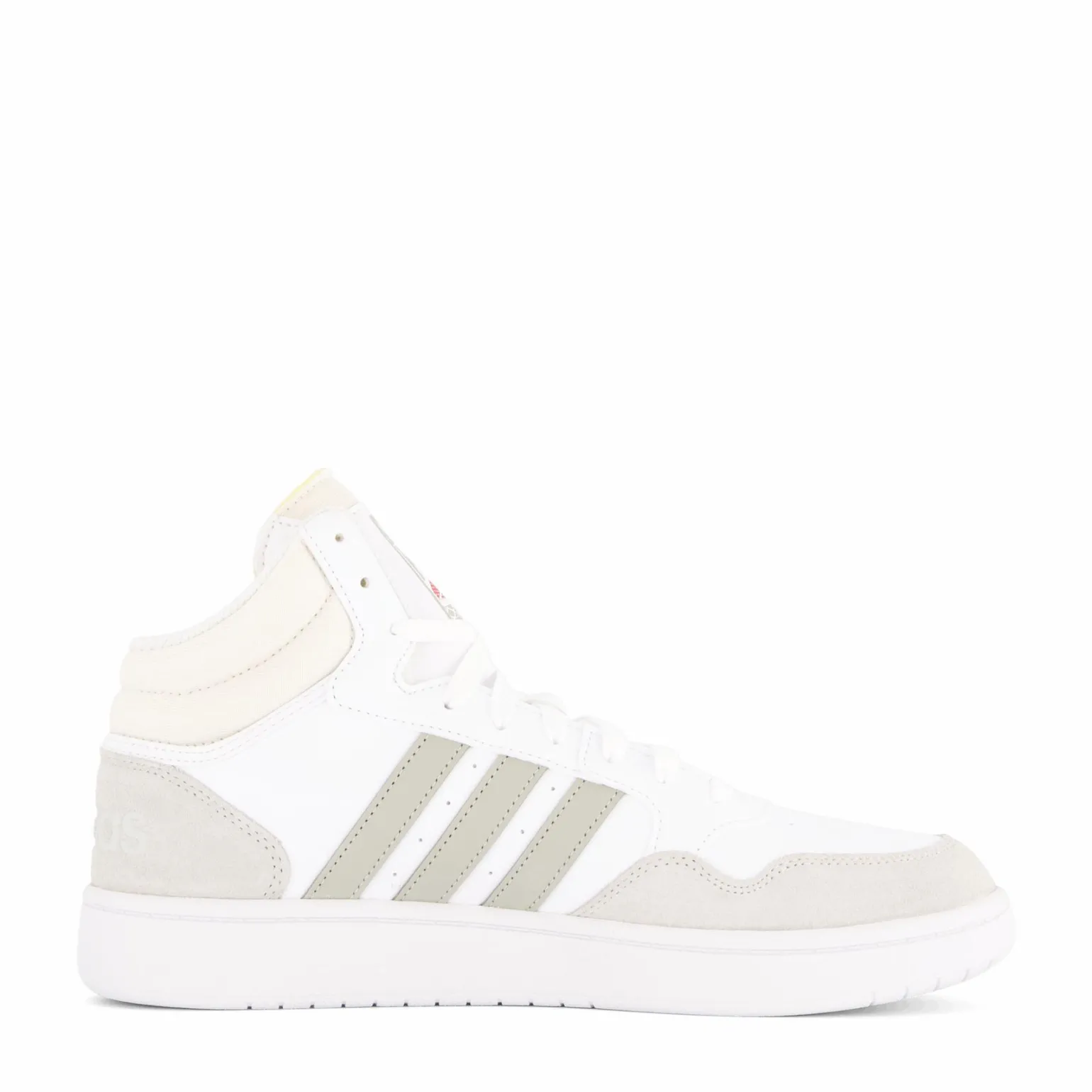 Hoops 3.0 Mid Lifestyle Basketball Classic Vintage Shoes White