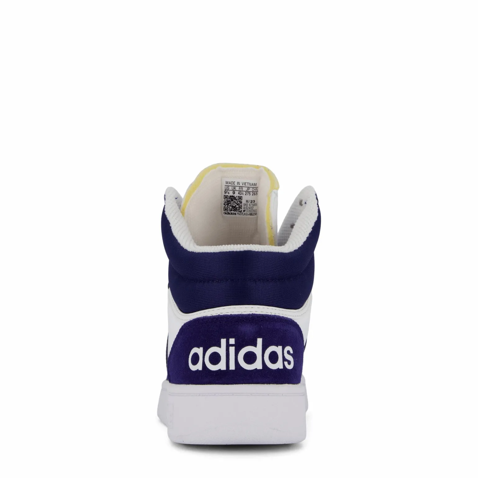 Hoops 3 Mid Lifestyle Basketball Classic Vintage Shoes Cloud White / Dkblue / Dkblue