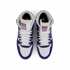 Hoops 3 Mid Lifestyle Basketball Classic Vintage Shoes Cloud White / Dkblue / Dkblue