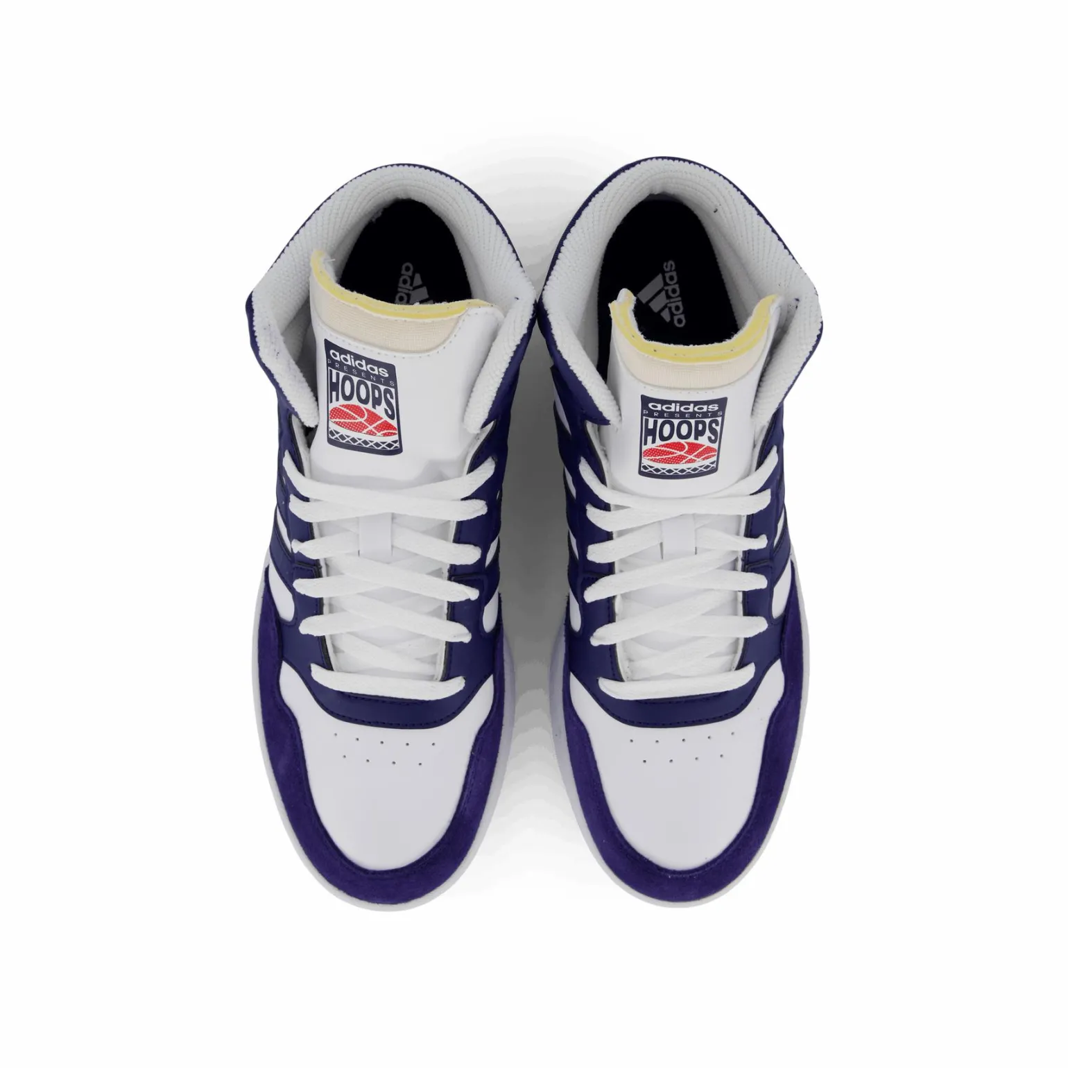 Hoops 3 Mid Lifestyle Basketball Classic Vintage Shoes Cloud White / Dkblue / Dkblue