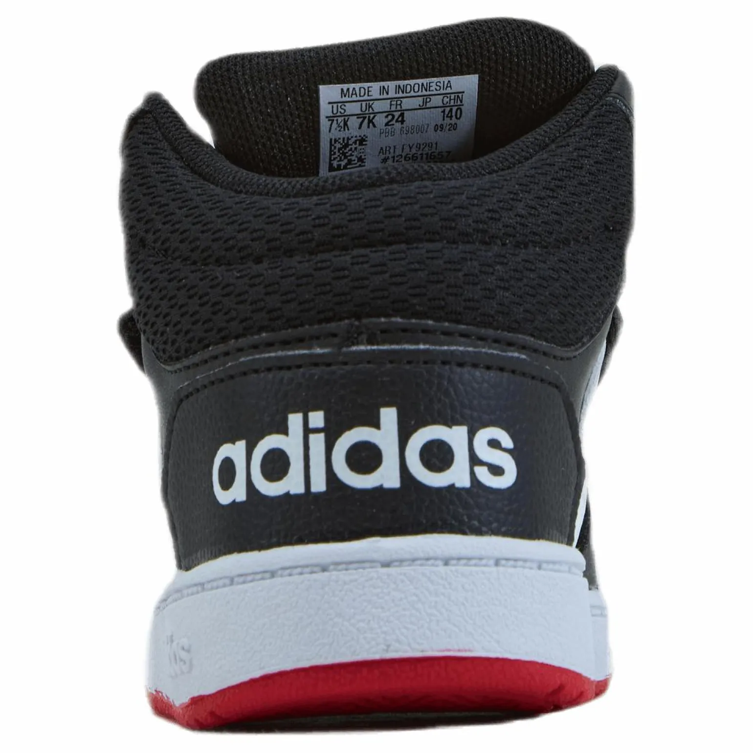 Hoops 2.0 Mid Shoes Core Black / Cloud White / Vivid Red