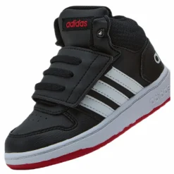Hoops 2.0 Mid Shoes Core Black / Cloud White / Vivid Red