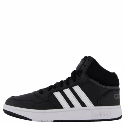 Hoops Mid Shoes Core Black / Cloud White / Grey Six
