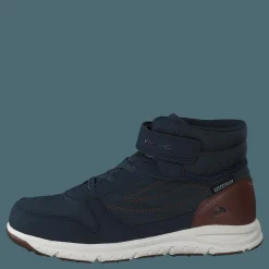 Hovet Mid WP Navy/Cognac