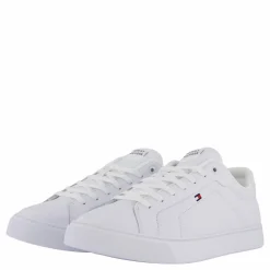 Icon Court Lth Flag Ess White