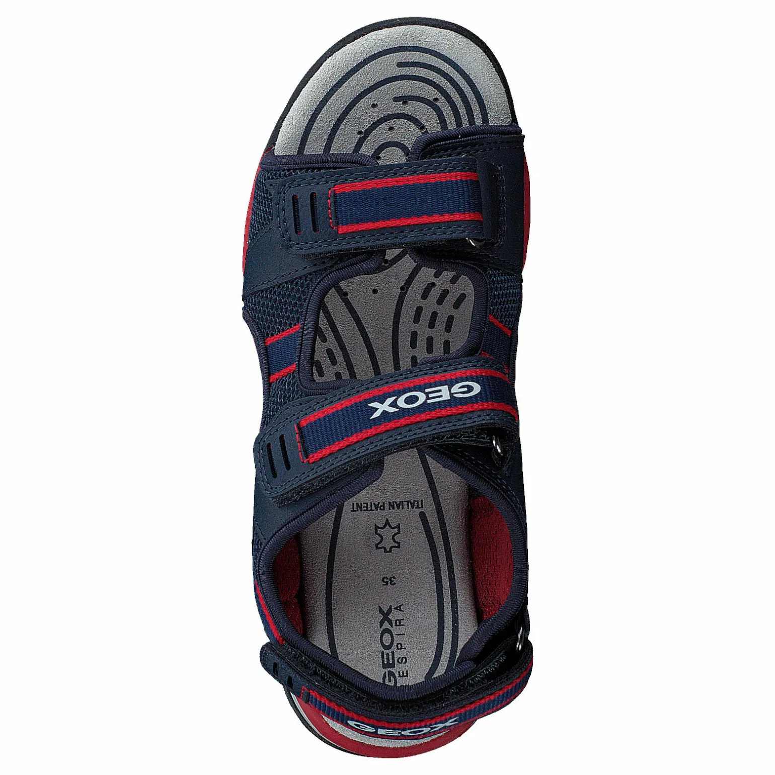 J Borealis Boy Navy/red