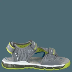 J Sandal Android Boy Grey/lime