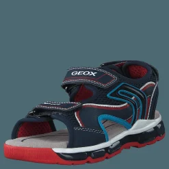 J Sandal Android Boy Navy/red
