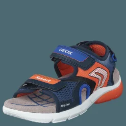 J Sandal Flexyper Boy Navy/orange