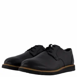 Jenson Oxford Bold Black Leather
