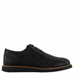 Jenson Oxford Bold Black Leather