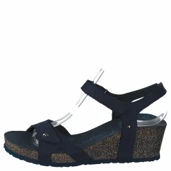 Julia Basics Nobuck Marino/navy