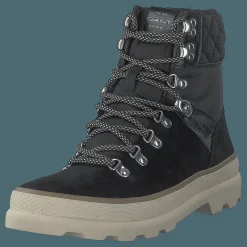 Kaari Mid Lace Boot Black