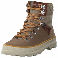 Kaari Mid Lace Boot Warm Khaki