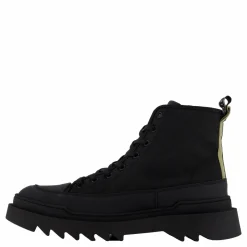 Kamiki High U Textile Black