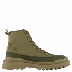 Kamiki High U Textile Kaki Green