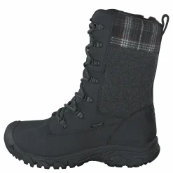 Ke Ke Greta Tall Boot Wp W-bla Black-black Plaid