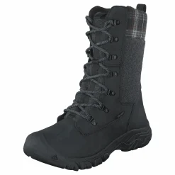 Ke Ke Greta Tall Boot Wp W-bla Black-black Plaid