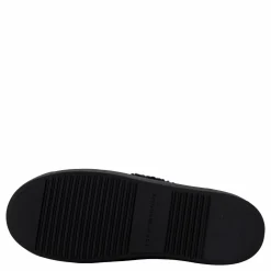 Lace-up Faux Shearling Snowboo Black