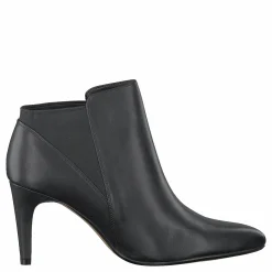 Laina Violet Black Leather