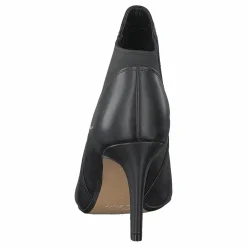 Laina Violet Black Leather