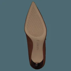 Lanette Leather Pump Deep Saddle Tan