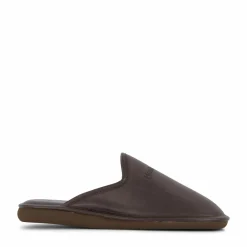 Leather Slipper Brown