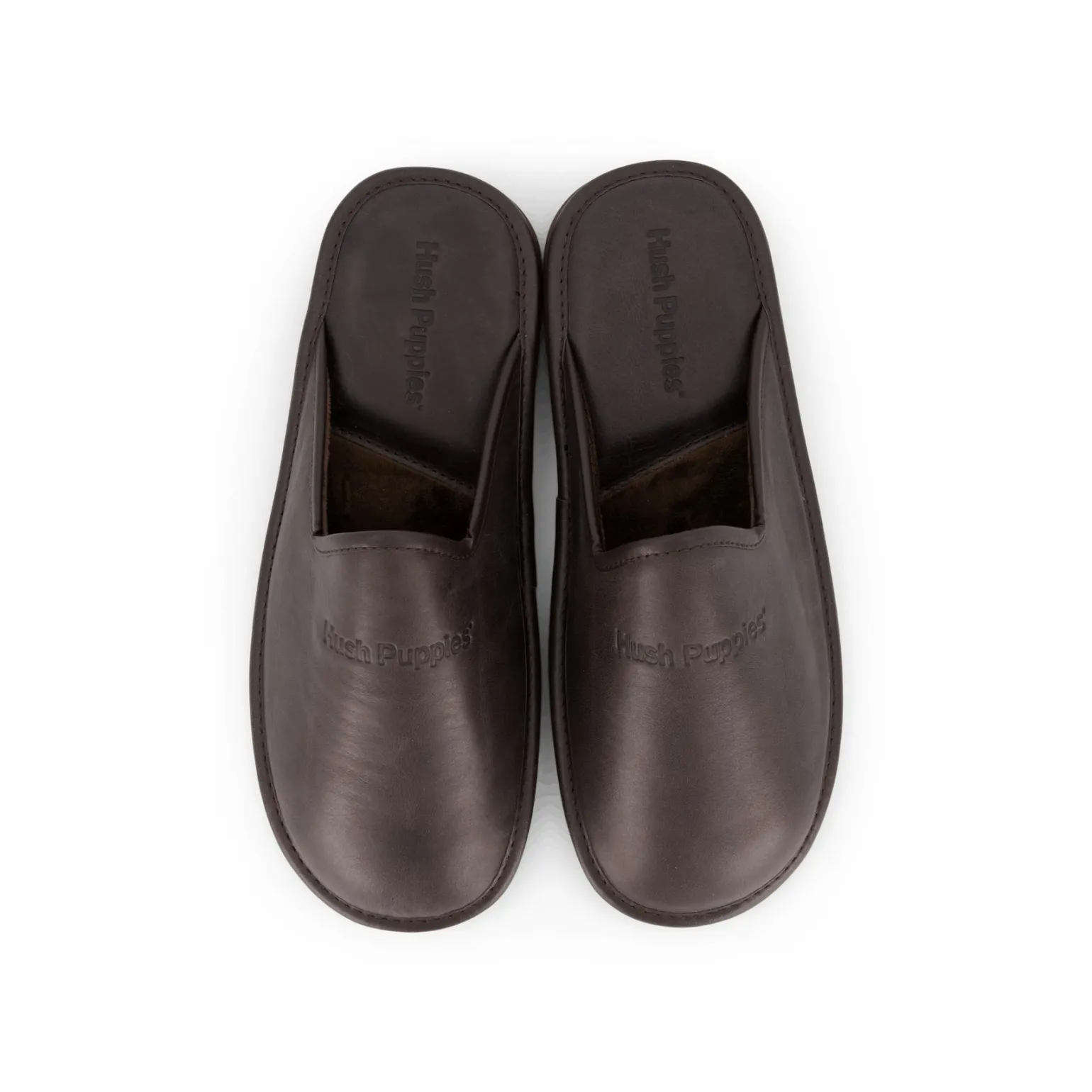 Leather Slipper Brown
