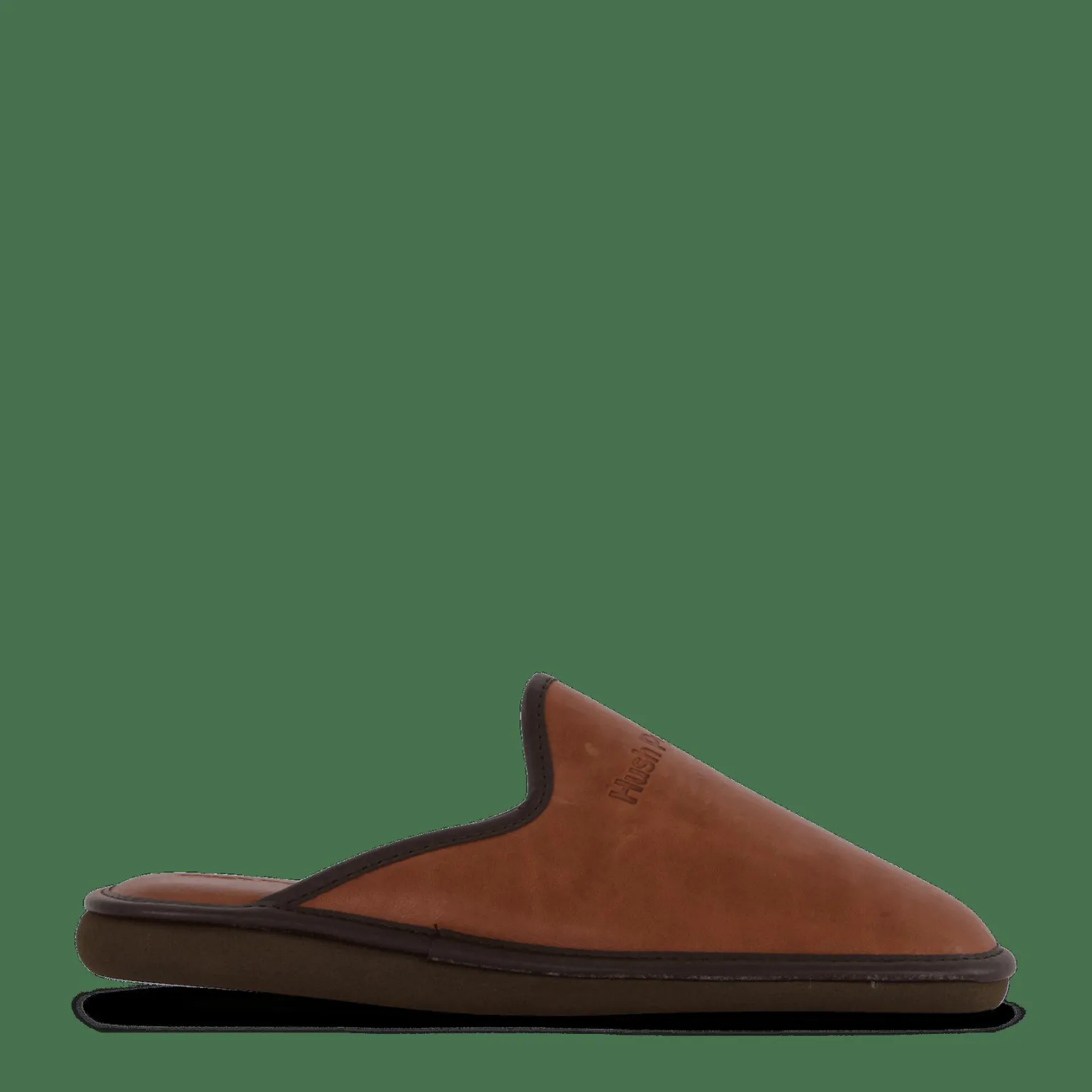 Leather Slipper Cognac