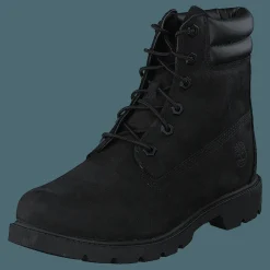 Linden Woods 6in Double Collar Jet Black