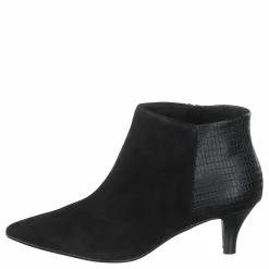 Linvale Sea Black Suede/croc Synth Combi