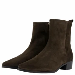 Low Cowboy Flat Suede Dark Coffee