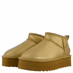 Lowboot Plateau Metallic Tan