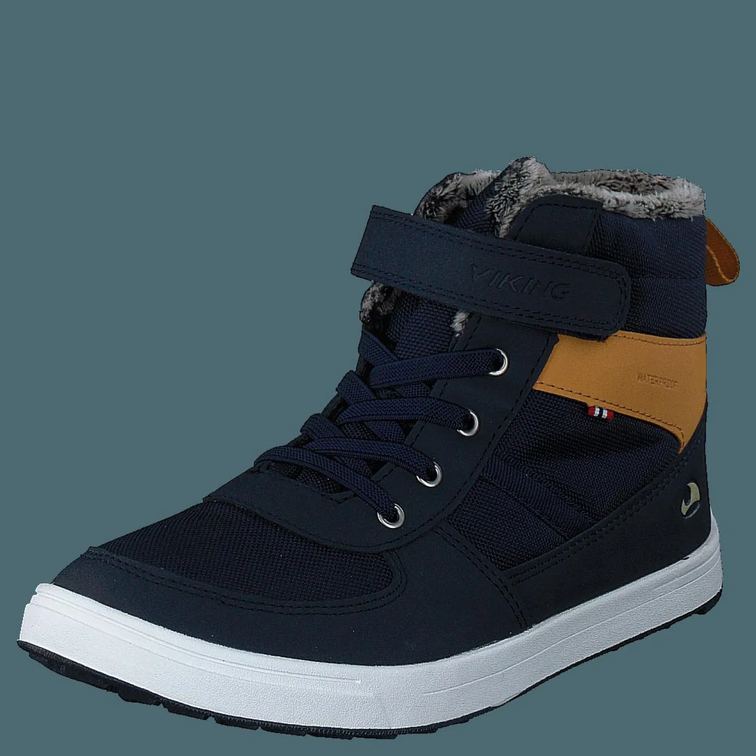 Lucas Mid WP Warm Jr Navy/Honey