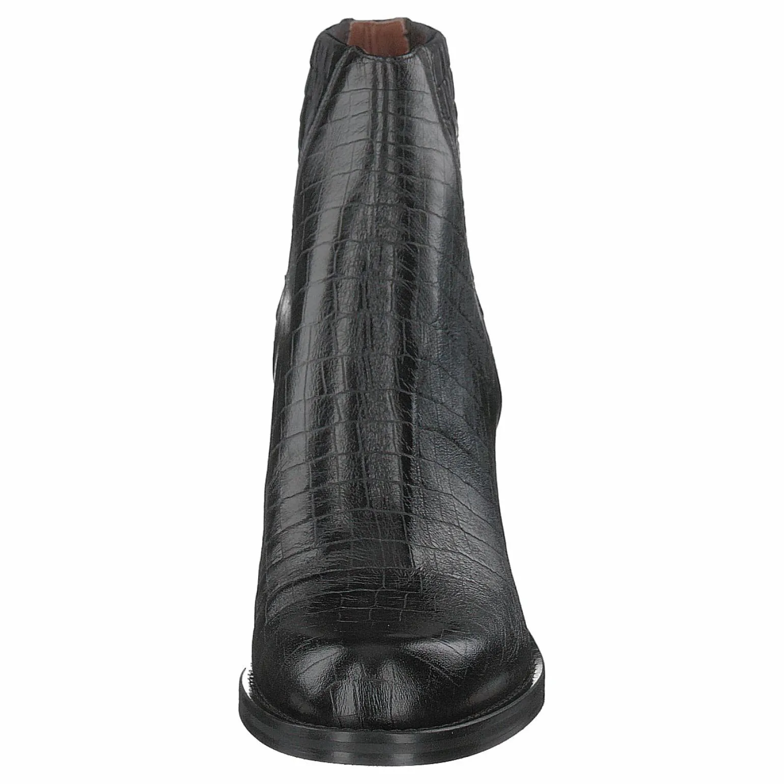 Luisa High Croco Black