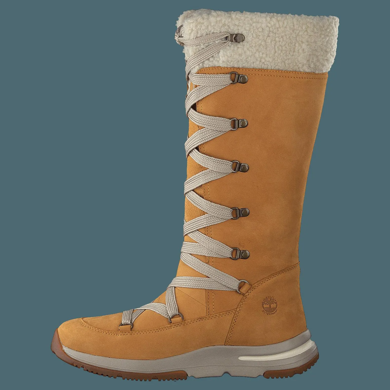 Mabel Town Wp Tall Mukluk Wheat