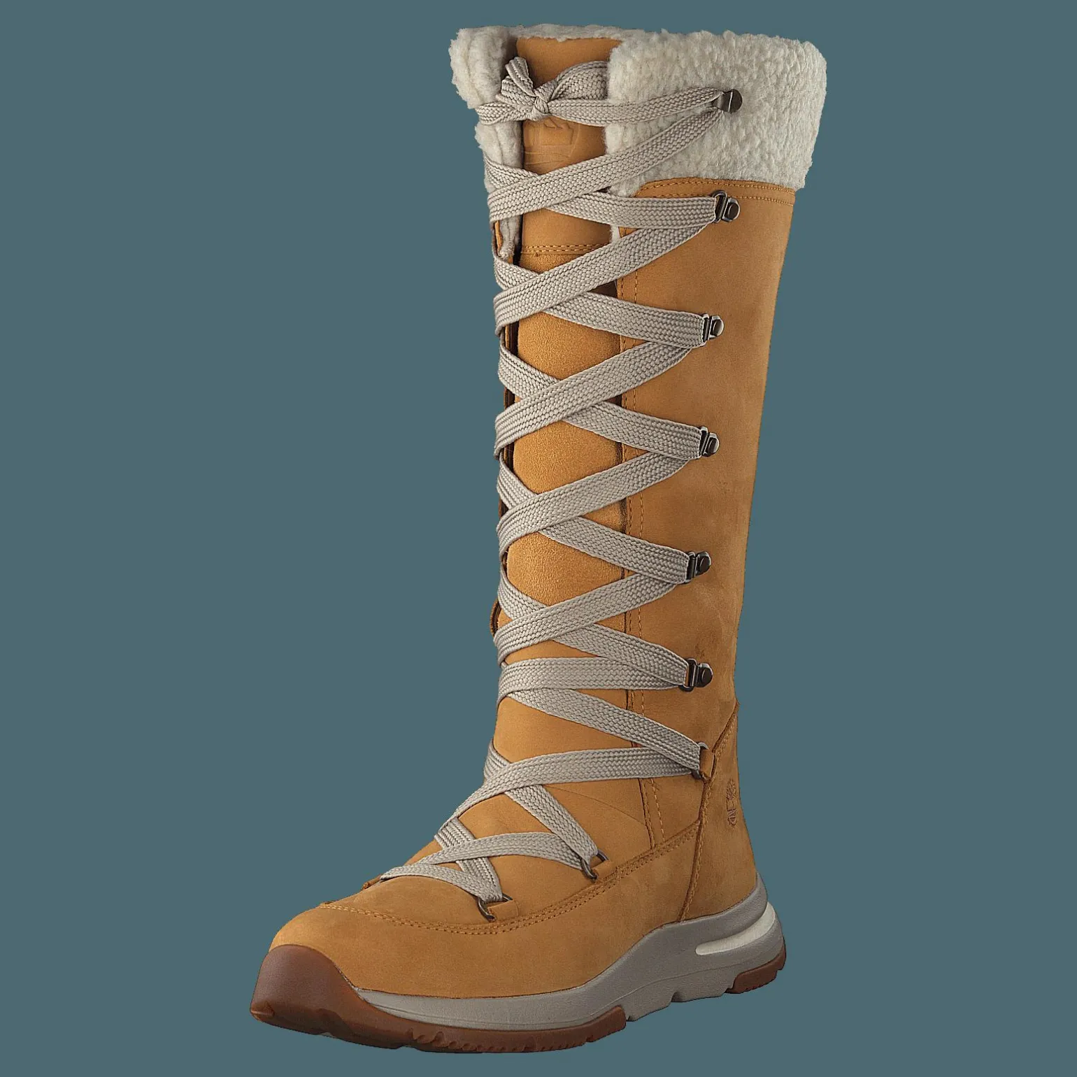 Mabel Town Wp Tall Mukluk Wheat