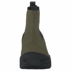 Magda Rubber Track Boot Dark Olive/black