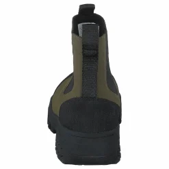 Magda Rubber Track Boot Dark Olive/black