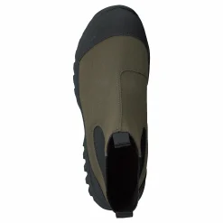 Magda Rubber Track Boot Dark Olive/black