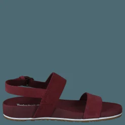 Malibu Waves 2 Band Sandal Burgundy