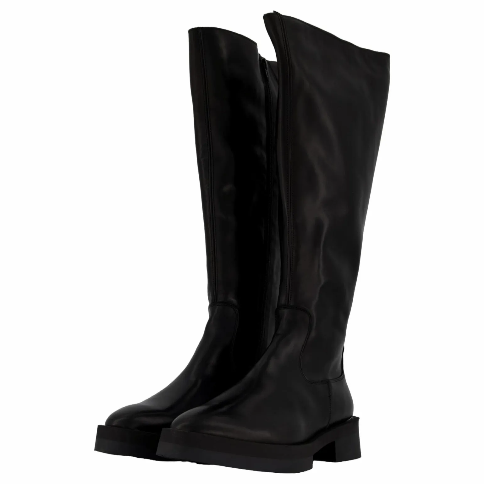 Medellyn High Boots Black Leather