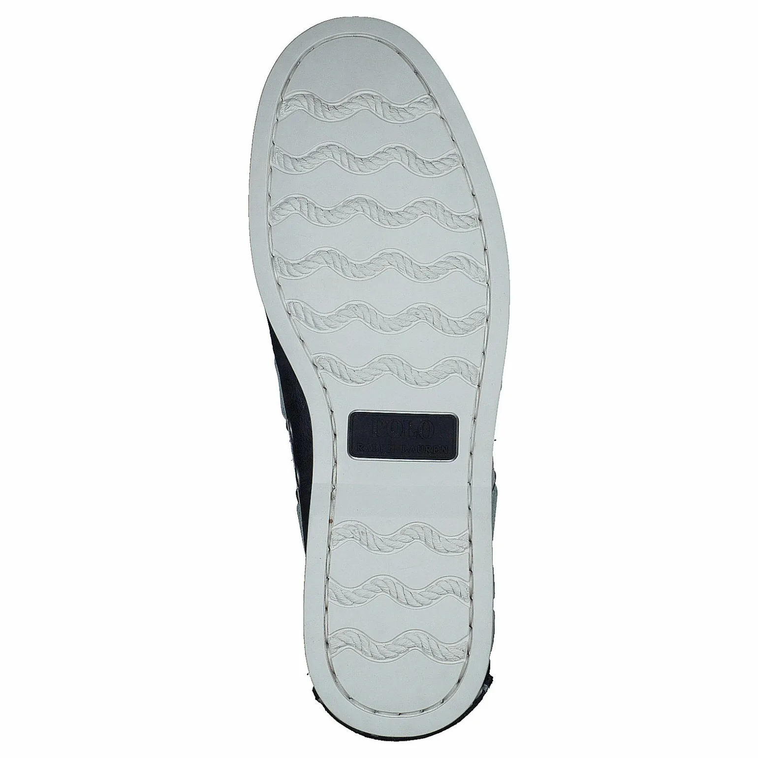 Merton Two-Tone Leather Boat Shoe Cream / Navy