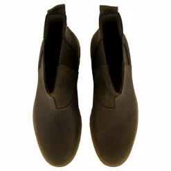 Mid Chelsea Boot Olv Full Grain