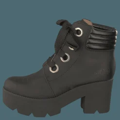 Mid Lace Boot Black/silver