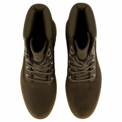 Mid Lace Up Boot Olv Full Grain