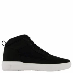 Mid Lace Up Sneaker Black Nubuck