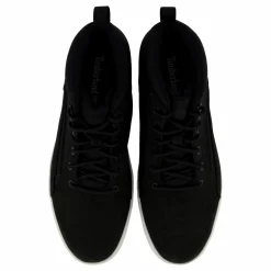 Mid Lace Up Sneaker Black Nubuck