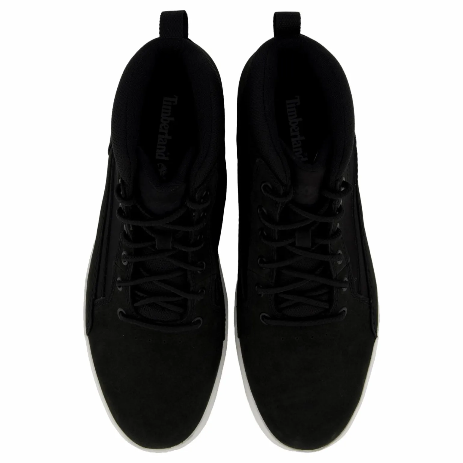 Mid Lace Up Sneaker Black Nubuck