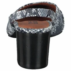 Monaco Slingbacks Blue Snake